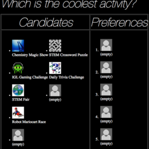 Tech Club Develops Election Software Used by Upper School Election Software Screenshot