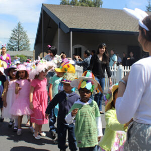 Kindergartners Show Off Homemade Hats During Spring Hat Parade LS_Kindergarten_Hat_Parade-145