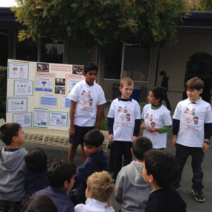 Grade 3 Students Cheer on Classmates During Robotics Tournament Practice Presentation LS_FLL_Presentation_KiC-2