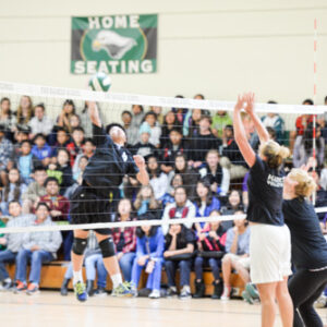 Grade 8 Students Emerge Victorious in Staff Versus Student Volleyball Match MS_FacStvsStdntVBall1404_KC-105