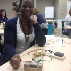 Computer Science Teacher Active in Outreach Making Possibilities Workshop