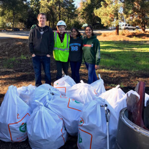 Harker contingent joins Adopt-A-Highway in trash cleanup IMG_6183-web