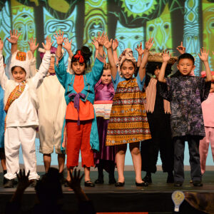 Ogre Awards takes grade 2 'Around the World in 80 Pages' Photo by Mark Kocina