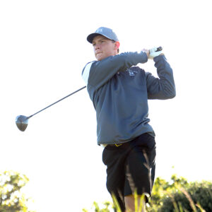 2017 grad Colt McNealy competes at Ellie Mae Classic among golf pros and sports stars Photo by Mark Kocina