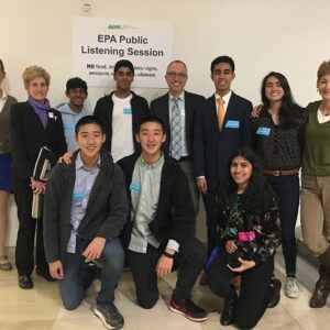 Upper school students speak to EPA officials on repeal of Clean Power Plan IMG_0887