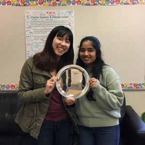 Pair earns fifth place nationwide in policy debate Megan Anusha