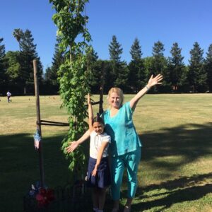 Grade 3 students plant Veterans Tree in tribute to U.S. service members IMG_2559