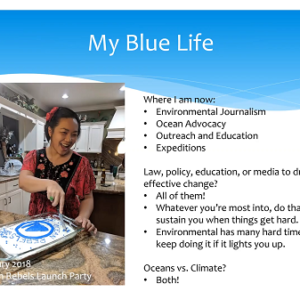 Alumna offers students advice on careers in environmental advocacy Tiffany_Duong_Presentation