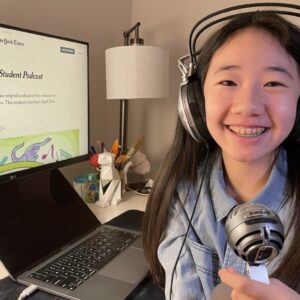 Rising eighth grader named winner in NY Times podcast contest RoryHu_NYTimes_PodcastContest
