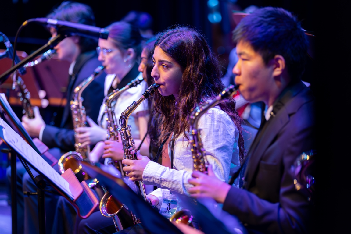 Jazz band attends Essentially Ellington festival, two students take home awards