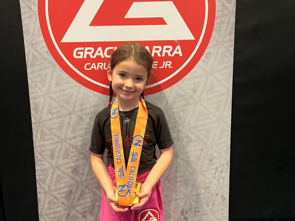 Kindergartener wins gold medal in jiu jitsu competition