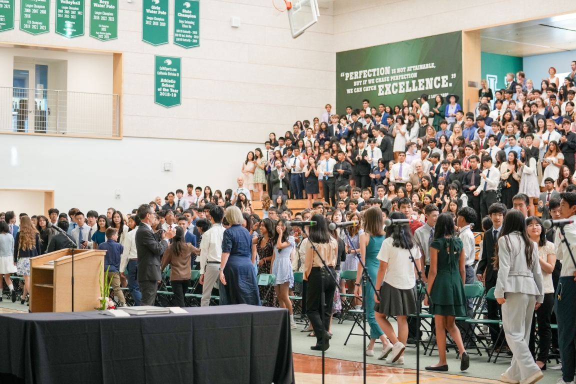 2024-25 upper school year formally opens at matriculation ceremony