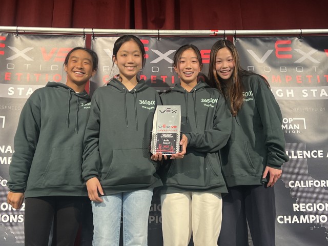 Grade 8 robotics team headed to world championships