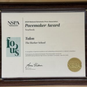 Journalism TALON 2025 Pacemaker