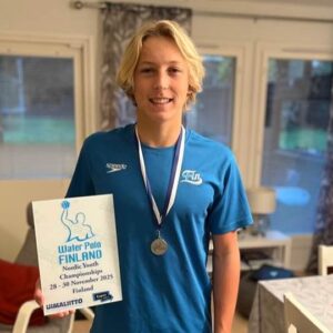Sophomore helps Finland win silver at water polo championships Cassico_Water_Polo