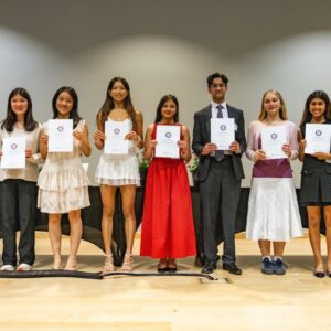 2026 Near-Mitra scholars share experiences and gratitude at recognition event Harker - Scholar Ceremony Reception